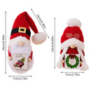 GobekUsa Christmas Gnome Doll: Knitted Hat Dwarf Faceless Ornament for Xmas Home Decor