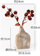 GobekUsa Garden Rattan Hydroponic Vases Modern Luxury Floor Vase Decor