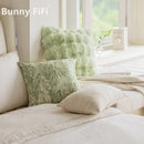 GobekUsa Ins Wind Matcha Green Sofa Window Float Pillow for Modern Living Room