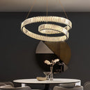 GobekUsa Crystal Chandelier LED Light Fixture, Luxury Decor Hanging Lamp, Modern Home Lighting
