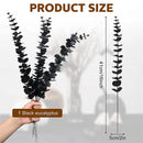 GobekUsa Golden Eucalyptus Leaves Stem x10 - Artificial Autumn Wedding DIY Decoration