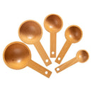GobekUsa Beech Wood Tablespoon Coffee Scoop for Beans, Powder, Spices