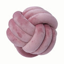 GobekUsa Knot Ball Short Plush Throw Pillow for Home Décor and Comfort