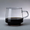 GobekUsa 350ml Glass Coffee Mug Tea Juice Cup Heat Resistant Durable High Borosilicate