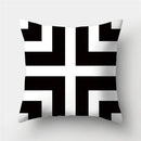GobekUsa Geometric Stripes Pillowcase 45x45cm Polyester Cushion Cover for Living Room