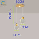 GobekUsa Crystal LED Chandelier: Modern 5head Highlight for Bedroom, Bar, Study Room Decor