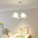 GobekUsa LED Flower Chandelier: French Retro Style for Bedroom, Living Room, Restaurant