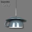 GobekUsa Ceramic Cup Pendant Light: Stylish LED Hanging Lamp for Home Decor and Kitchen