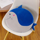 GobekUsa Animal Print Round Office Chair Cushion with Memory Foam & Velvet Cover