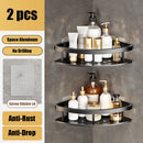 GobekUsa Aluminum Corner Shelf Organizer for Bathroom and Kitchen Storage