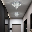 GobekUsa Crystal Ceiling Lamp Smart LED Chandelier Remote Control Hanging Decor