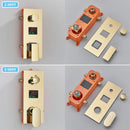 GobekUsa Gold Digital Display Shower Set with Rainfall Head - Waterfall Bath Shower System