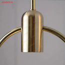 GobekUsa Gradient Glass Pendant Light: Modern Nordic Hanging Fixture for Bedside Living Dining Decor