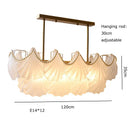 GobekUsa Crystal Pearl Chain Chandelier: Luxe Hanging Lamp for Exquisite Home Decor
