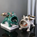GobekUsa Bulldog Remote Control Storage: Office & Living Room Decor Ornament