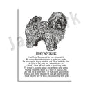 GobekUsa Dog Breed Poster featuring Rhodesian Ridgeback, Havanese, and More