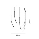 GobekUsa LED Chandelier: Modern Minimalist Design for Luxury Home Decor