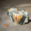 GobekUsa Butterfly Wings Vase: Artificial Flowers Desk Decor for Aesthetic Room Flowers