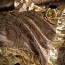 GobekUsa 200S Embroidery Egyptian Cotton Bedding Set - Queen King Linens
