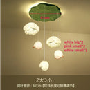 GobekUsa Lotus Glass Pendant Lamp: Elegant Pink Lotus Lighting for Home Decor