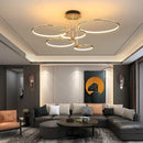 GobekUsa Gold Luxury Ring Pendant Chandelier for Modern Villa and Home Decor
