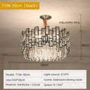 GobekUsa Crystal Chandelier: Postmodern Light Luxury for Living Room, Bedroom, Kitchen.