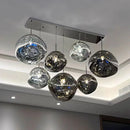 Nordic Lava Pendant Light in Plated PVC Finish