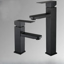 GobekUsa Black Basin Faucet Two-in-One Hot Cold Mixer for Bathroom Sink