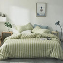 GobekUsa Japanese Style Cotton Printed 4Pcs Bedding Set with Double-Sided Design
