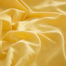 GobekUsa Luxe Furball Tasseled Yellow Bedding Set Queen/King Size Duvet Cover & Soft Bed Cover Sets