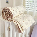 GobekUsa Cartoon Summer Blanket, Pure Cotton Soybean Fiber, Student Single Double Bed