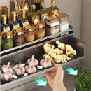 GobekUsa Kitchen Organizer Rack - Multi-Functional Wall-Mounted Spice & Utensil Storage