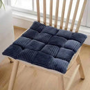 GobekUsa Corduroy Cushion: Plaid Thickened Office Chair, Dining Chair, Sofa Floor Cushion