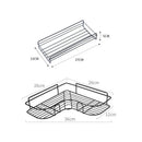 GobekUsa Corner Bathroom Storage Shelves and Shower Organizer