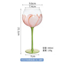 GobekUsa Hand Painted Glass Goblet: Creative Red Wine Glasses Cup for Wedding Party