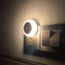 GobekUsa LED Night Light Smart Sensor Plug-in Wall Night Lamp for Home Bedroom Hallway
