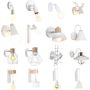 GobekUsa Iron Wood LED Wall Lamp for Indoor Home Decoration