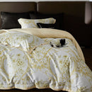 GobekUsa Luxe 100s Egyptian Cotton Bedding Set: Sheet, Blanket, Cover, Pillowcase
