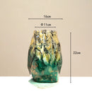 GobekUsa Gradients Black Glass Vase Terrarium Pot Bowl Desktop Organization Blooms Pots