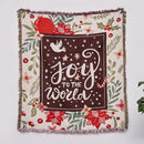 GobekUsa Christmas Tree Knitted Throw Blanket