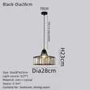 GobekUsa Black LED Pendant Chandelier for Kitchen Dining Room, Modern Nordic Design
