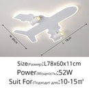 GobekUsa Kids Ceiling Lights Cartoon Boys Bedroom Creative Eye Protection LED Lighting