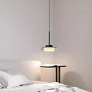 GobekUsa LED Iron Acrylic Pendant: Modern French Style Indoor Light for Bedroom & Living Room