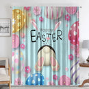 GobekUsa Easter Curtains with Pole Pocket, Ideal for Kitchens, Living Rooms, Balconies, Gardens