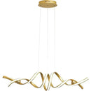 Minimalist White Linear LED Pendant Light