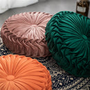 GobekUsa Dutch Velvet Round Seat Cushion: Modern & Comfortable Back Support for Living Room.