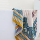 GobekUsa Boho Cotton Gauze Bath Towel - Quick-Dry & Large Wrap