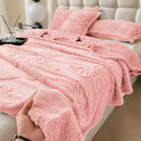 GobekUsa Luxe Chiffon Butterfly Jacquard Throw: Soft & Cozy Blanket for Couch or Bed