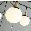 GobekUsa Art Glass Ball Molecule Chandelier for Living Room, Children's Room, Study & Home Decor