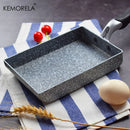 GobekUsa Japanese Medical Stone Non-Stick Frying Pan | Tamagoyaki Omelette Pan